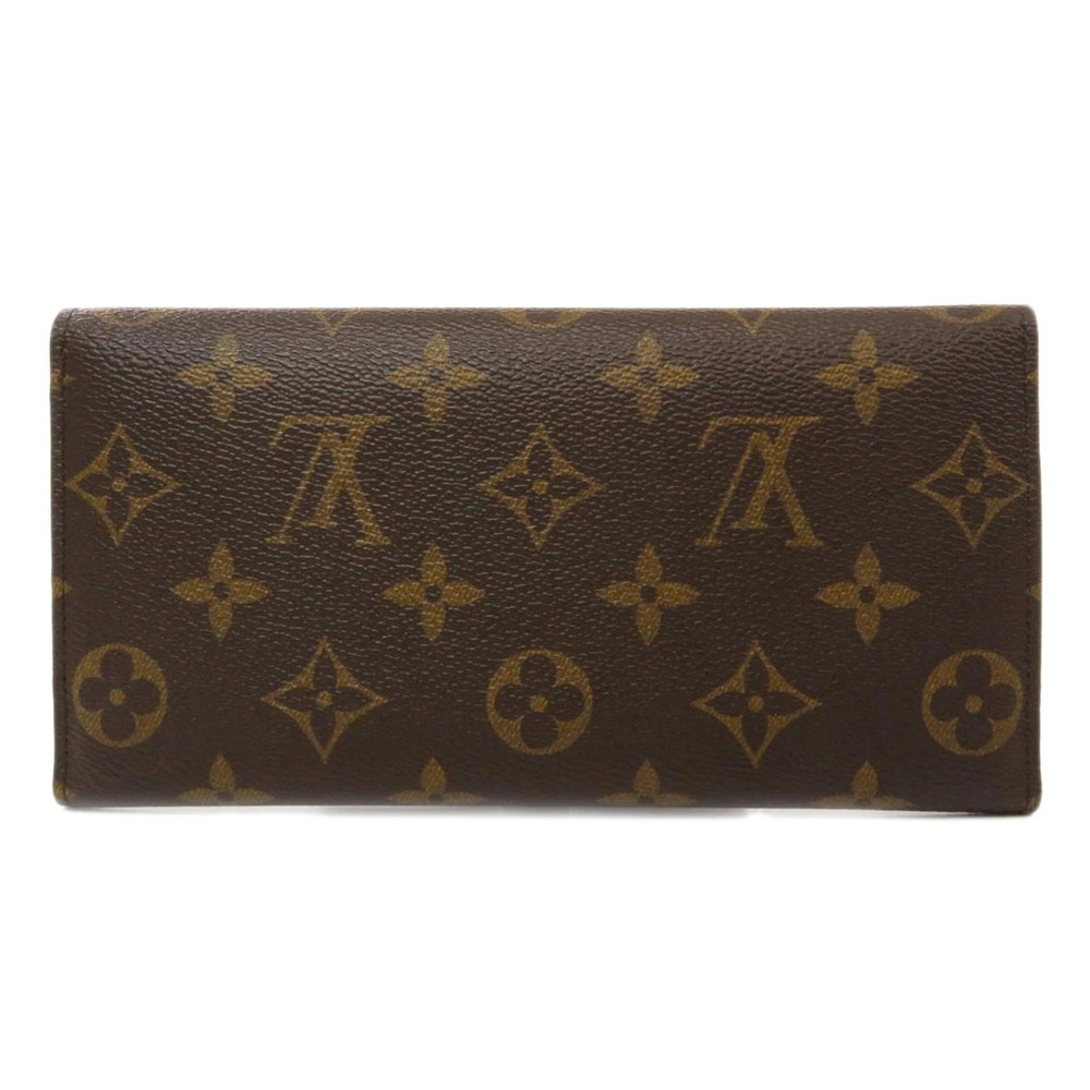 Louis Vuitton Canvas Portefeuille Josephine Wallet Long Monogram Brown